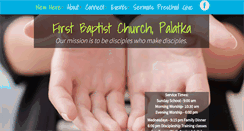 Desktop Screenshot of firstbaptistpalatka.com